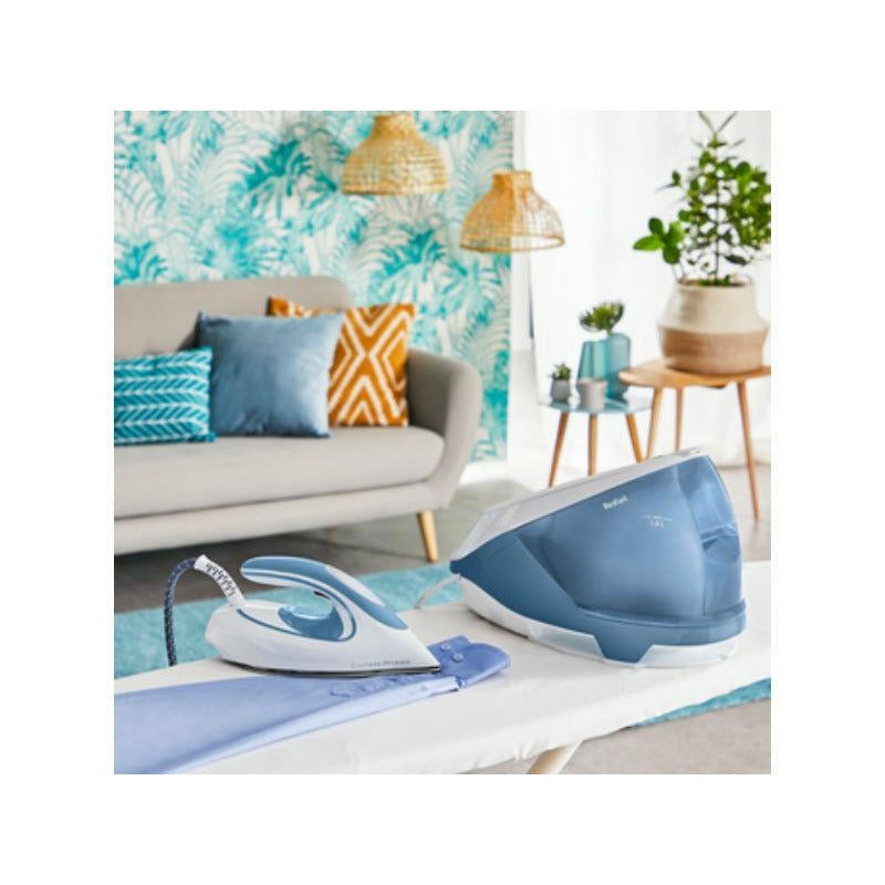 Tefal Express Protect 2800W Steam Generator Iron - White & Aqua | SV9202G0 (7599001829564)