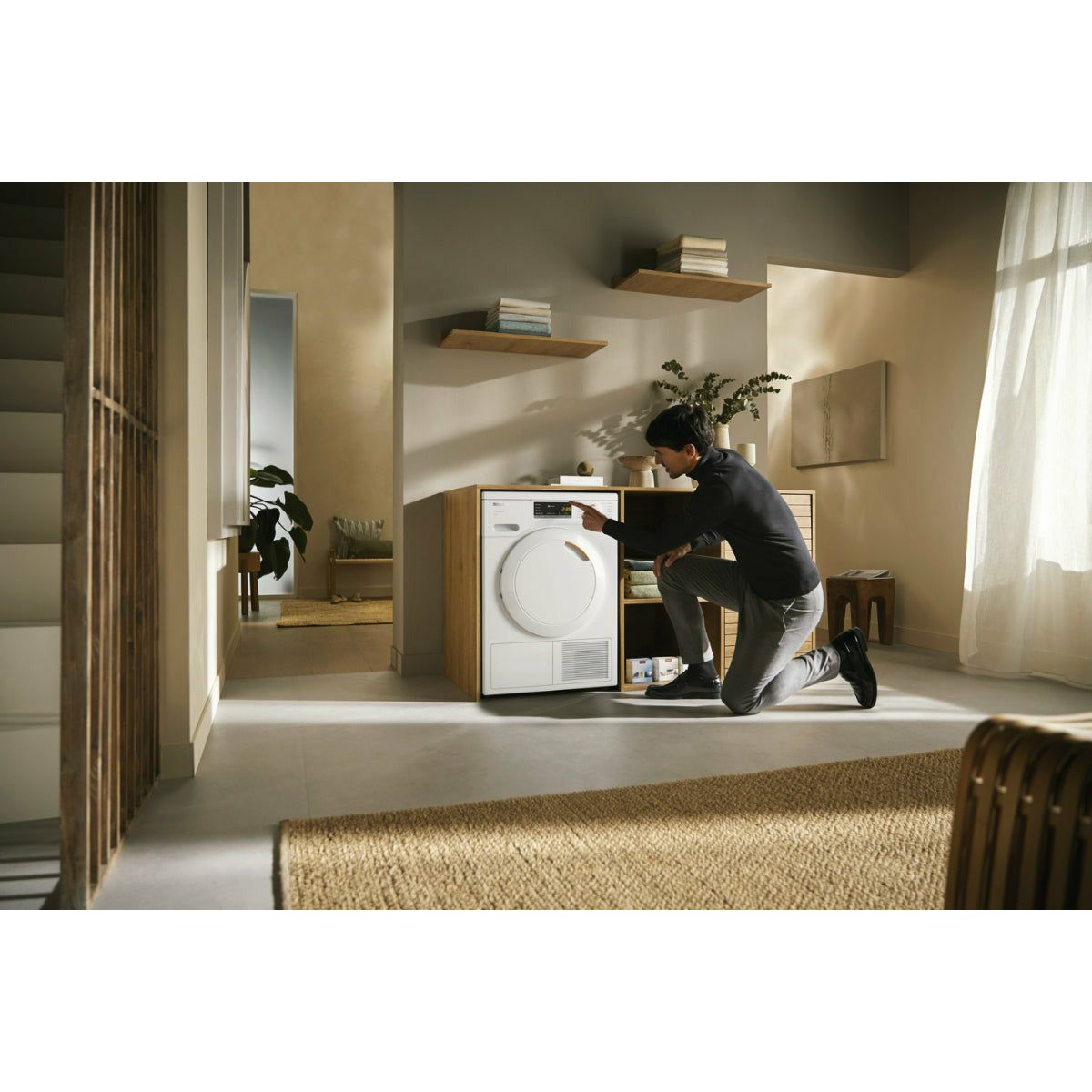 Miele T1 7KG Freestanding Heat Pump Tumble Dryer - Lotus White | TEA 225 WP (7586406727868)
