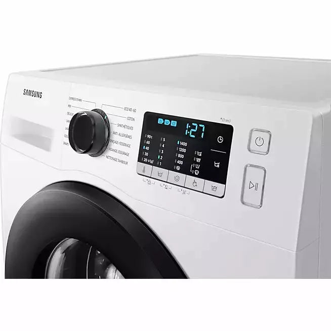 Samsung Series 5 11KG 1400 RPM Washing Machine with Ecobubble & SpaceMax - White | WW11BGA046AEEU (7624750923964)