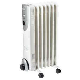 Winterwarm 1.5KW Portable Oil Filled Radiator - White | WWR15 (7669926035644)