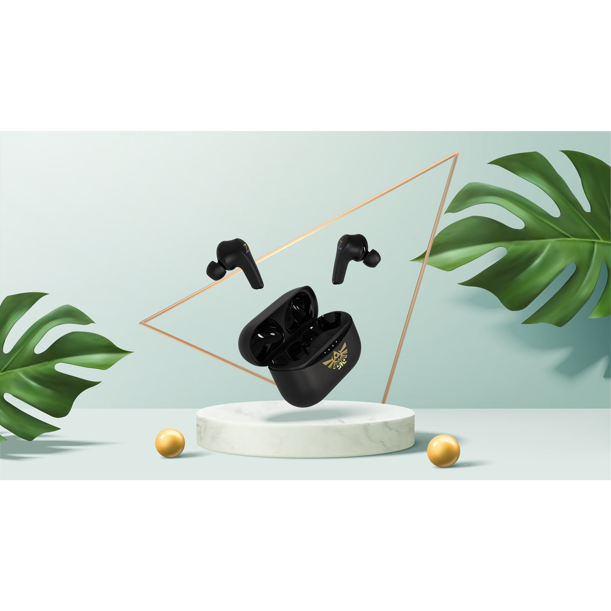OTL Nintendo Legend of Zelda TWS In-Ear Wireless Earbuds - Black | ZD0855 from OTL - DID Electrical