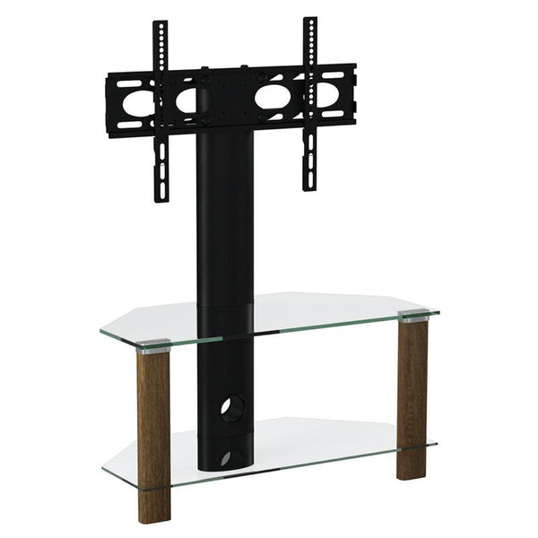 Steel and outlet glass tv stand
