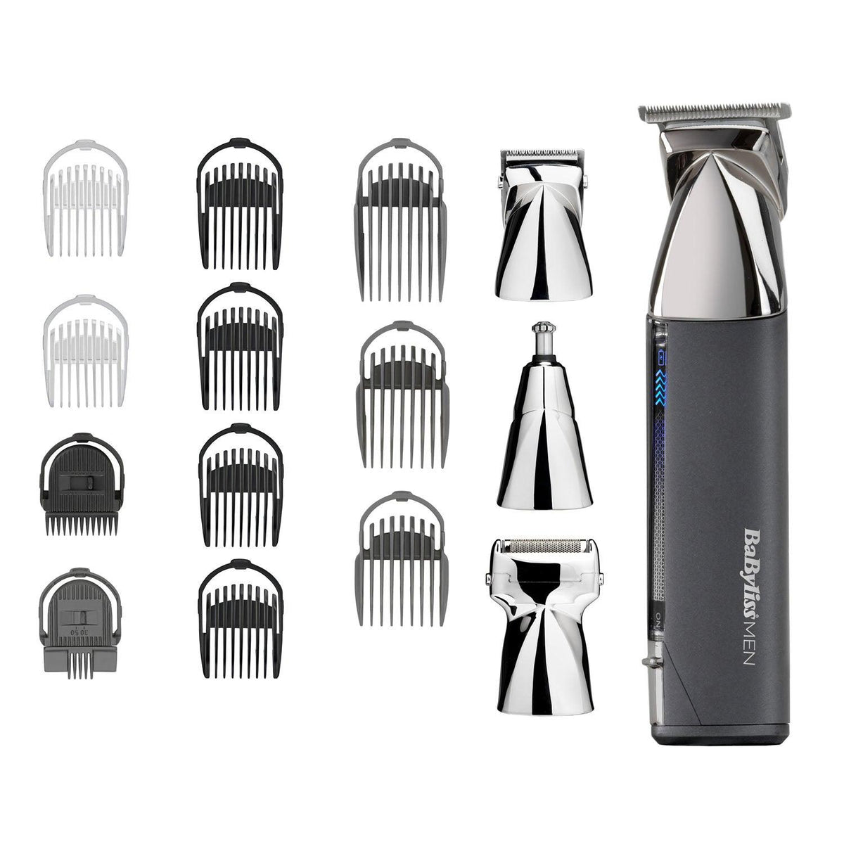 BaByliss Men Super X Metal Series 15 in 1 Cordless Multi Trimmer | 7200U (7151264366780)