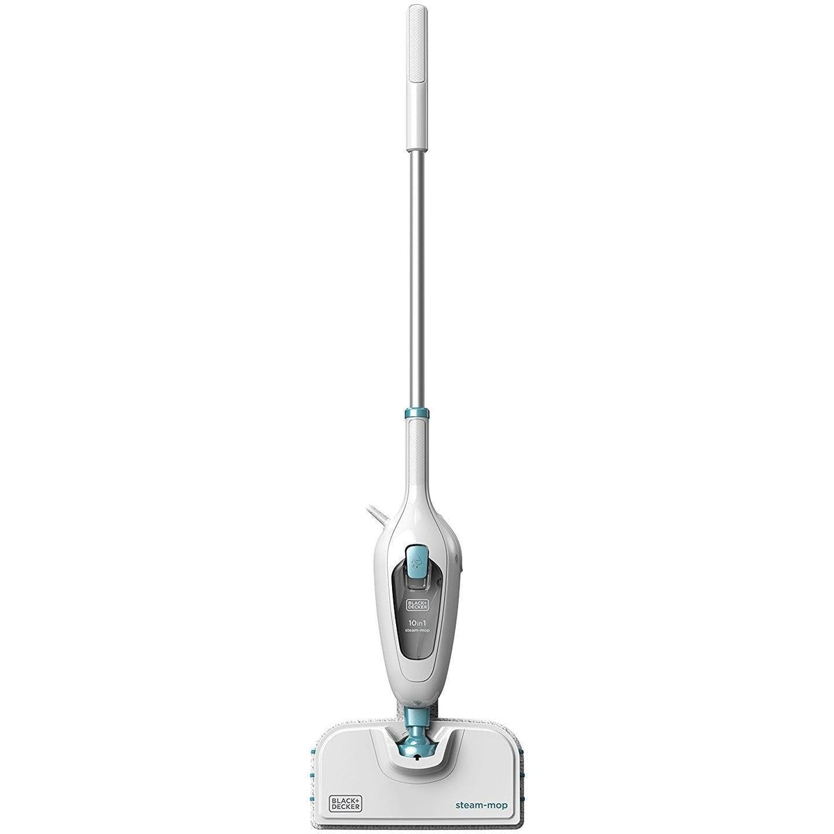 Black & Decker 1300W 10 in 1 Steam Mop - White & Blue | FSMH13E10-GB from DID Electrical - guaranteed Irish, guaranteed quality service. (6890771972284)