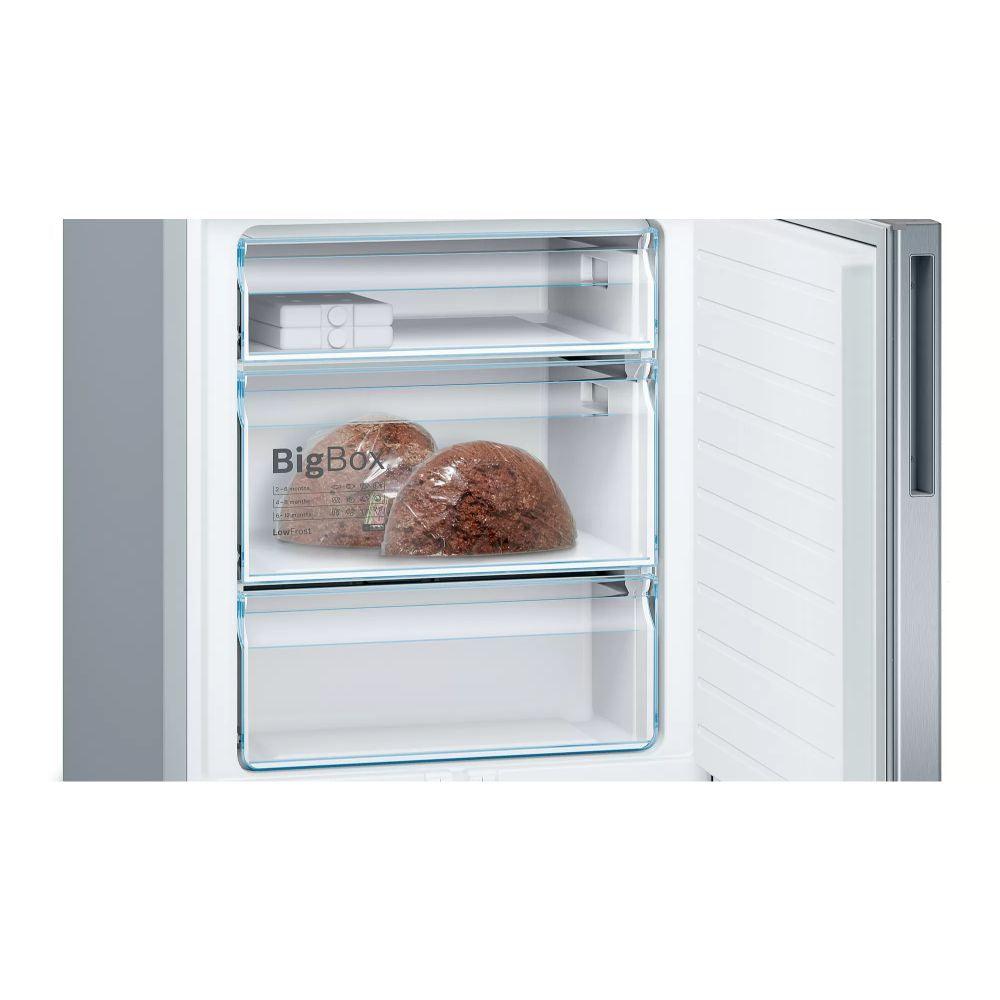 Bosch Serie 6 413L Low Frost Freestanding Fridge Freezer - Inox | KGE49AICAG from DID Electrical - guaranteed Irish, guaranteed quality service. (6977540849852)