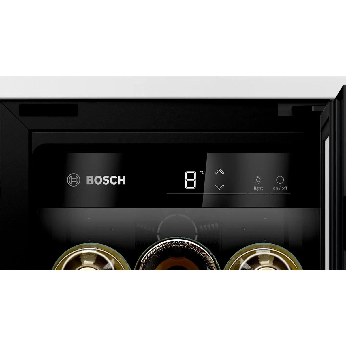 Bosch Serie 6 58L Built-Under Wine Cooler - Black | KUW20VHF0G from DID Electrical - guaranteed Irish, guaranteed quality service. (6977653702844)