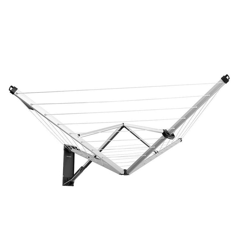 Brabantia 24M WallFix Dryer with Protection Cover - Metallic Grey | 375842 from DID Electrical - guaranteed Irish, guaranteed quality service. (6890920476860)