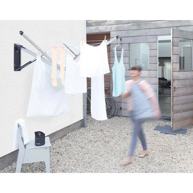 Brabantia 24M WallFix Dryer with Protection Cover - Metallic Grey | 375842 from DID Electrical - guaranteed Irish, guaranteed quality service. (6890920476860)
