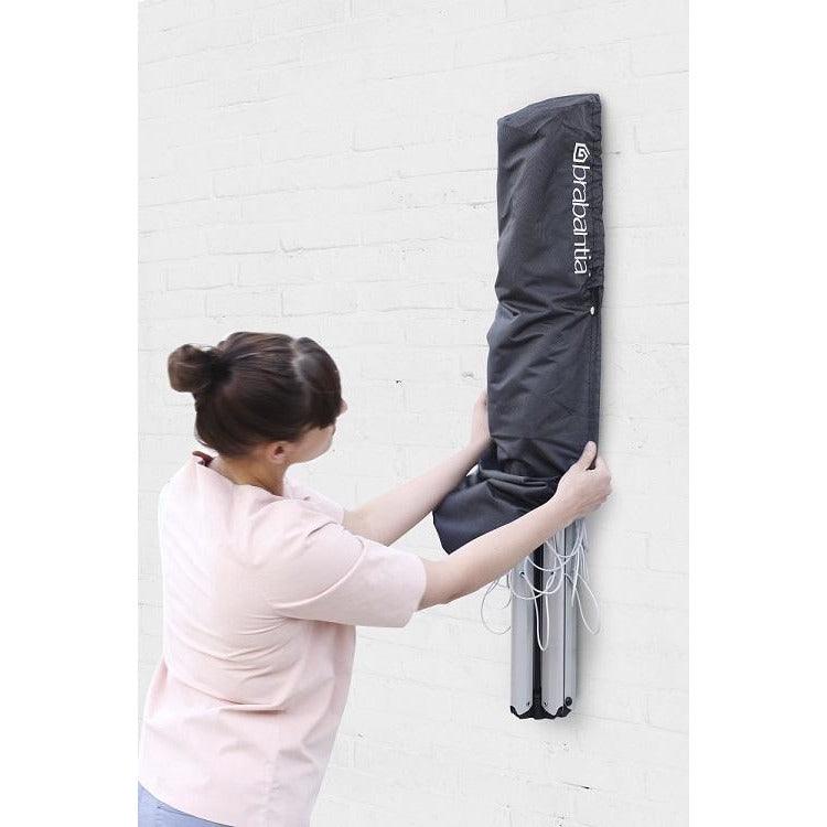 Brabantia 24M WallFix Dryer with Protection Cover - Metallic Grey | 375842 from DID Electrical - guaranteed Irish, guaranteed quality service. (6890920476860)