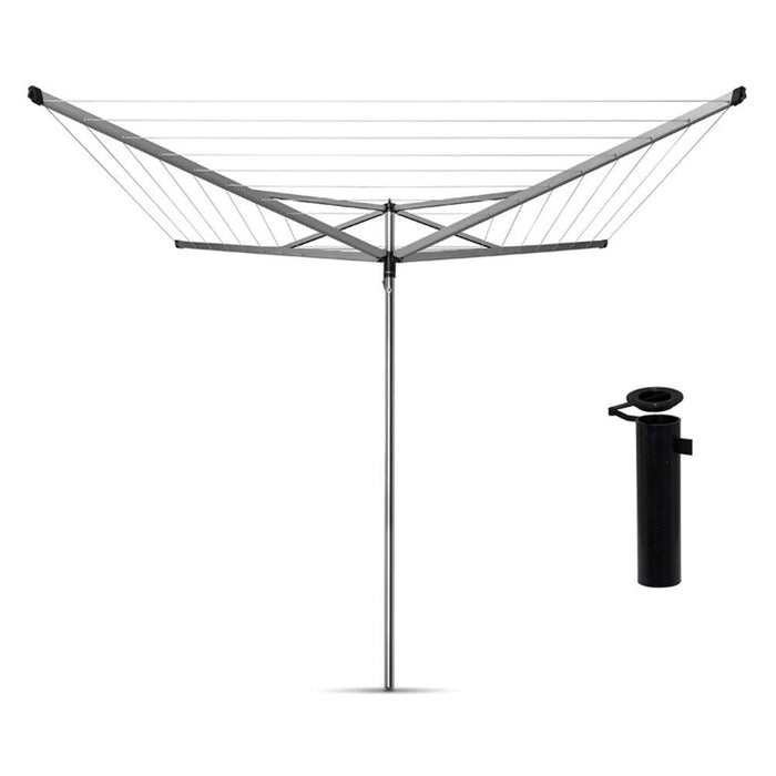 Brabantia 50M Topspinner Rotary Dryer - Metallic Grey | 310683 from DID Electrical - guaranteed Irish, guaranteed quality service. (6890920345788)