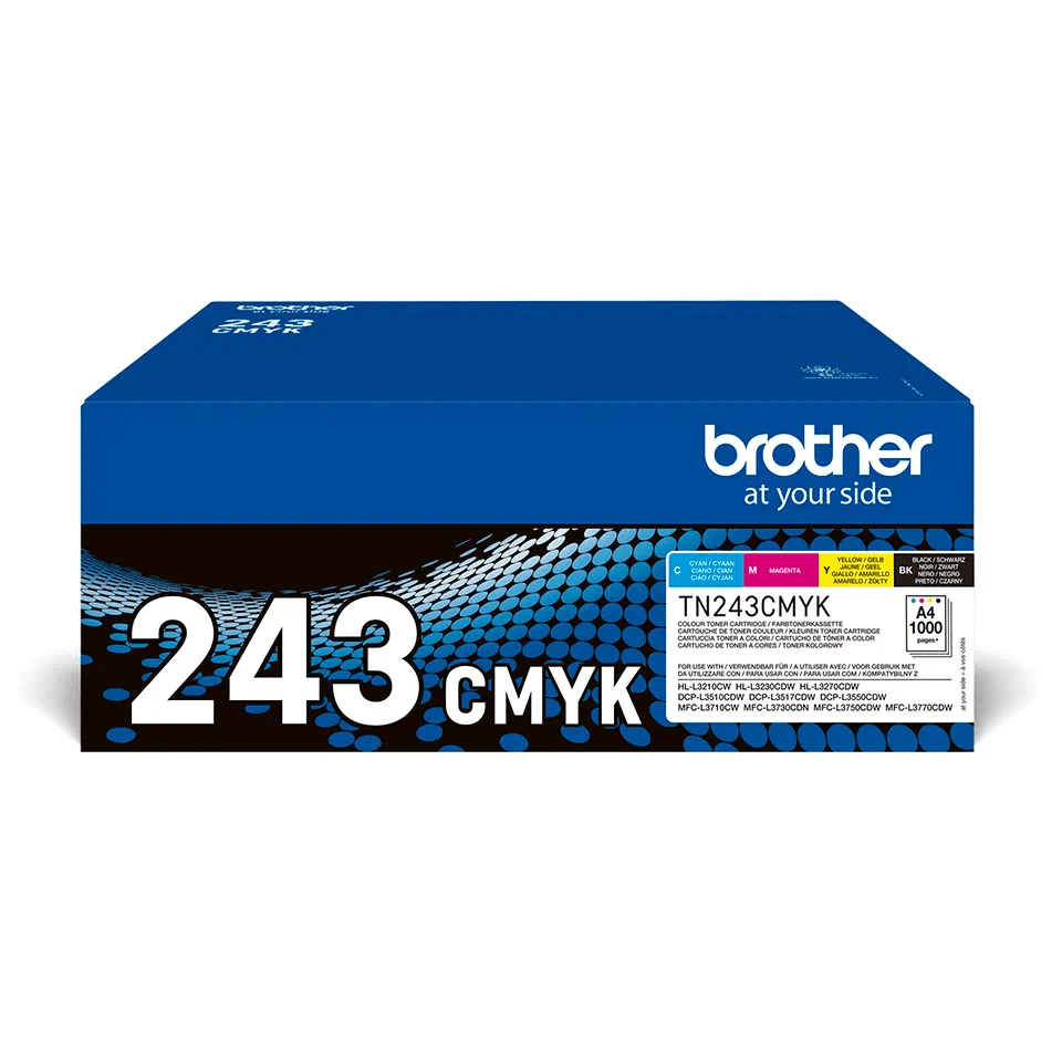 Brother TN-243CMYK Toner Value Pack - Cyan, Magenta, Yellow and Black | SBRO0860 (7105847263420)