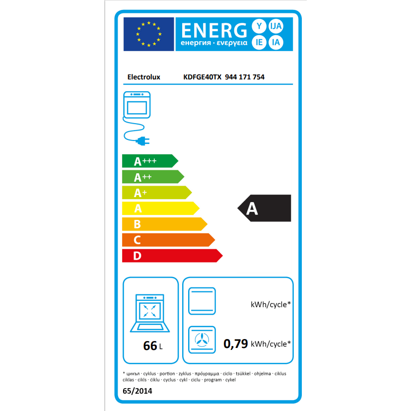 Electrolux 59CM Built-In Electric Double Oven - Stainless Steel | KDFGE40TX (6977586856124)