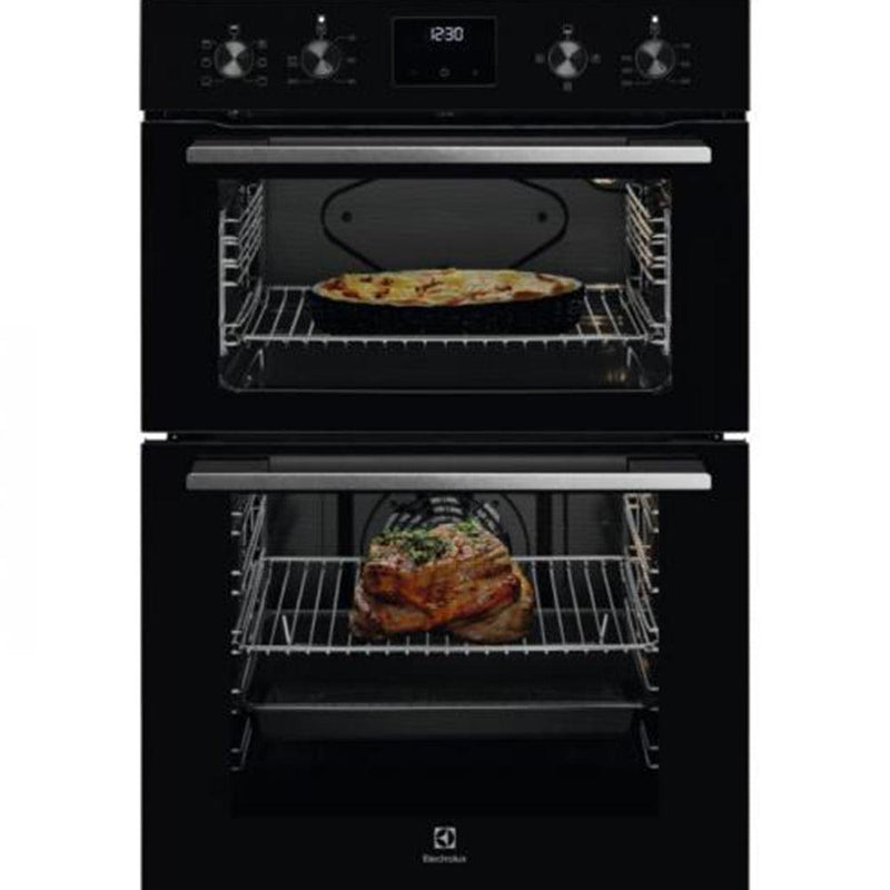 Electrolux 60CM Built-In Electric Double Oven - Black | KDFGE40TK from DID Electrical - guaranteed Irish, guaranteed quality service. (6977454768316)
