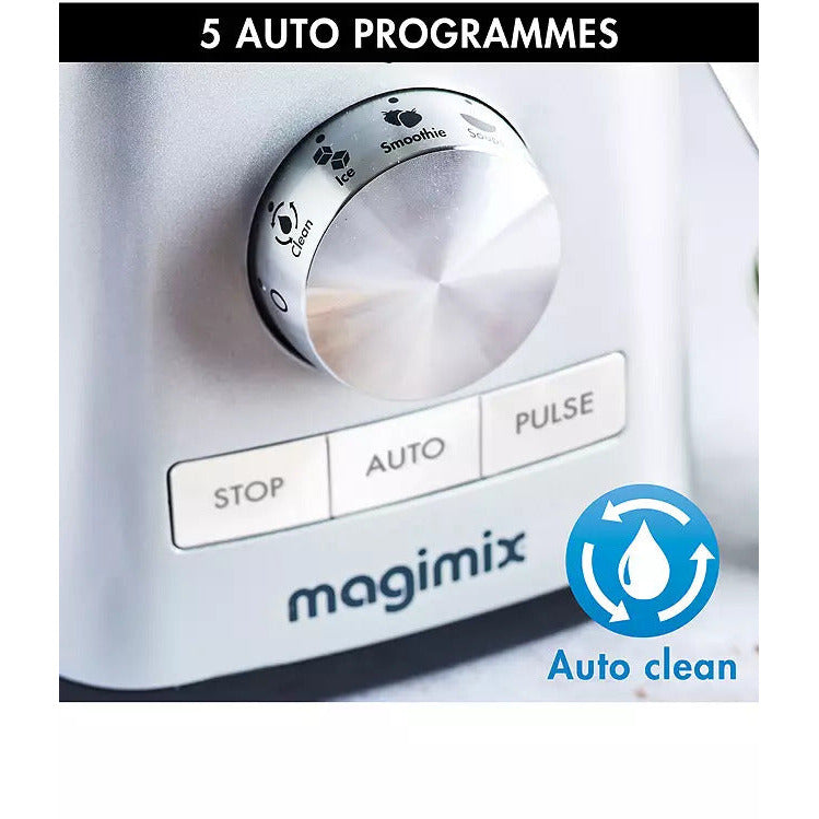 Magimix Blender Power 3 1.2L 1000W Compact Blender - Matte Chrome | 11641 from Magimix - DID Electrical