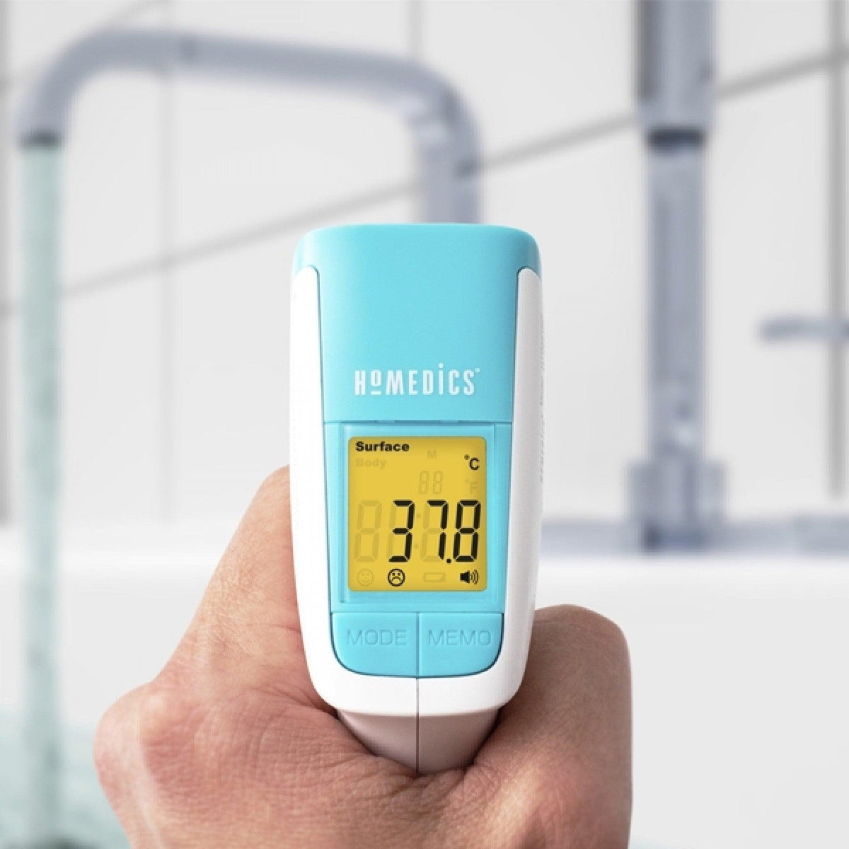 HoMedics Thermometer Gun - White | TE-350_EU from DID Electrical - guaranteed Irish, guaranteed quality service. (6890908909756)