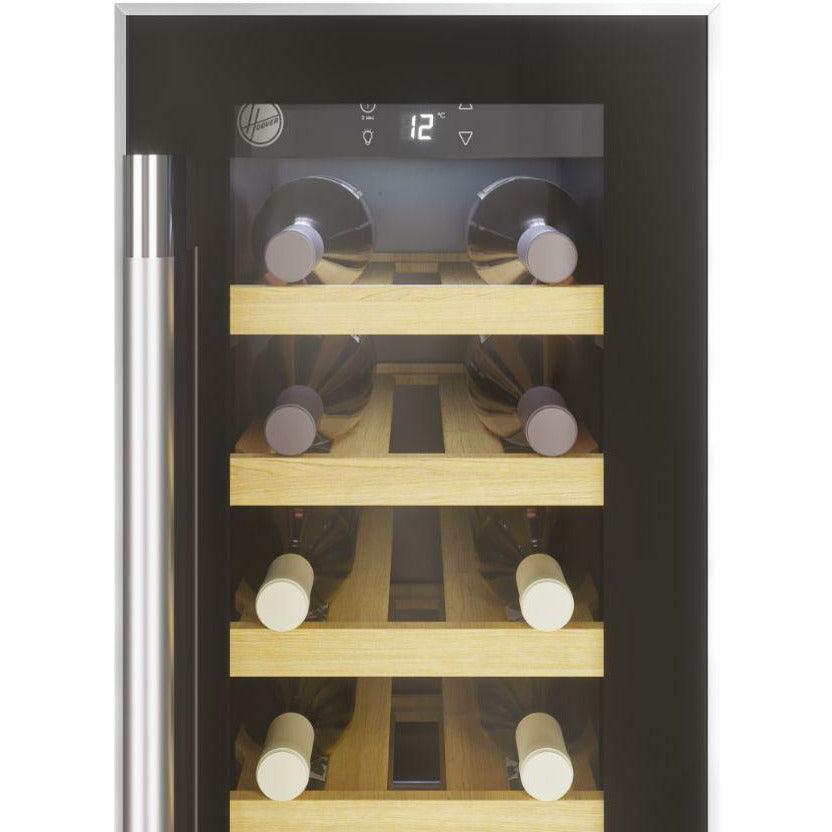 Hoover 20 Bottles Freestanding Wine Cooler - Black | HWCB30 UK/N (7151297659068)