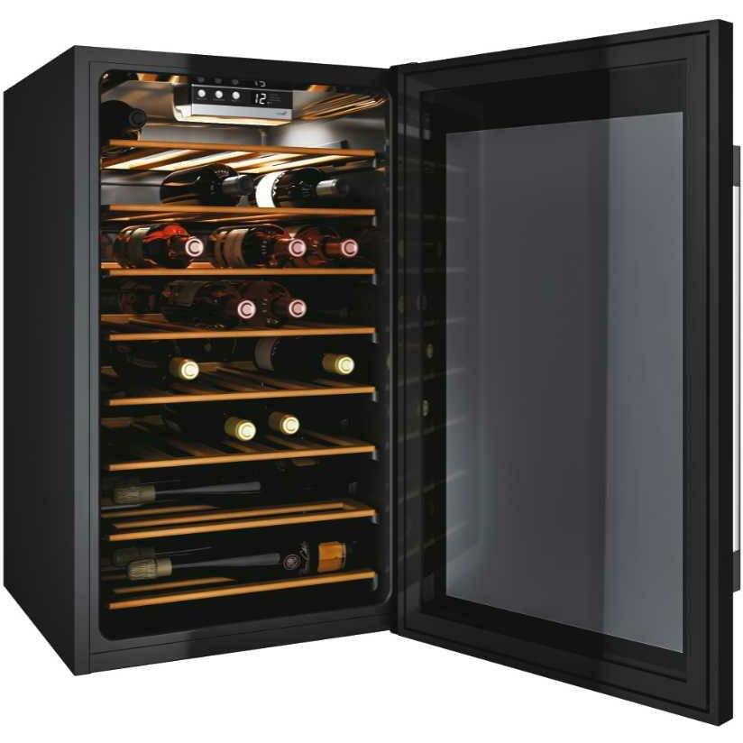 Hoover 42L Single Zone Freestanding Winecooler - Black | HWC150UK (7242647929020)