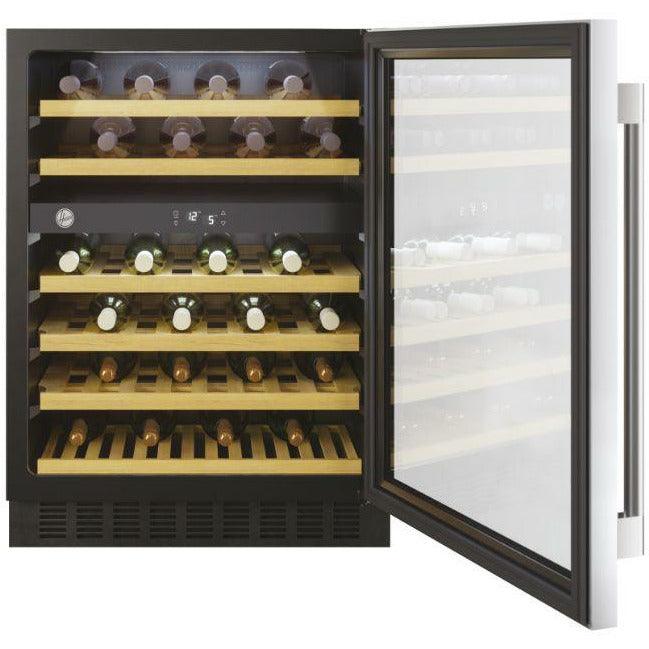 Hoover H-WINE 300 46 Bottles Freestanding Wine Cooler - Black | HWCB60 UK/N (7151297757372)