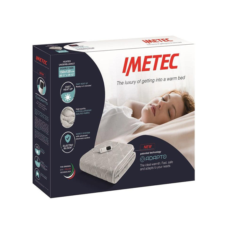 Imetec Premium Quilted Heated Double Underblanket | 16731 from DID Electrical - guaranteed Irish, guaranteed quality service. (6977526890684)