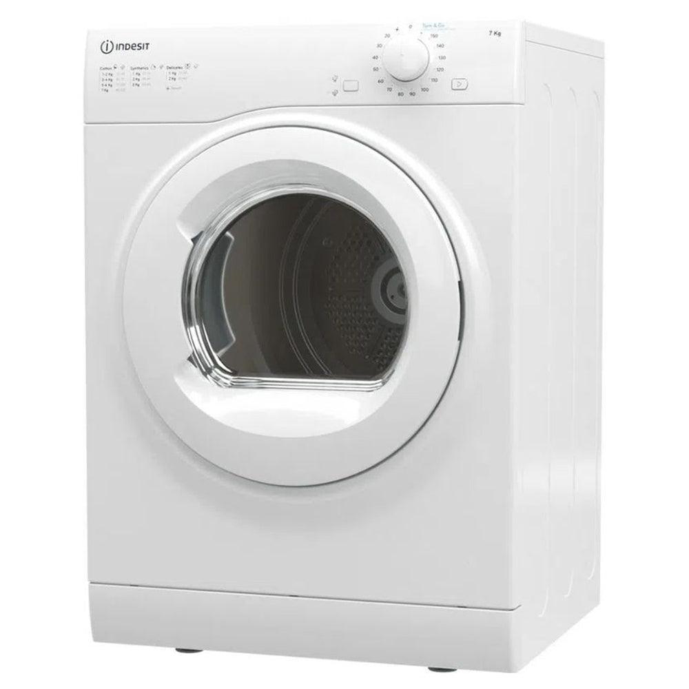 Indesit 8KG Freestanding Air-vented Tumble Dryer - White | I1D80WUK (7151297233084)