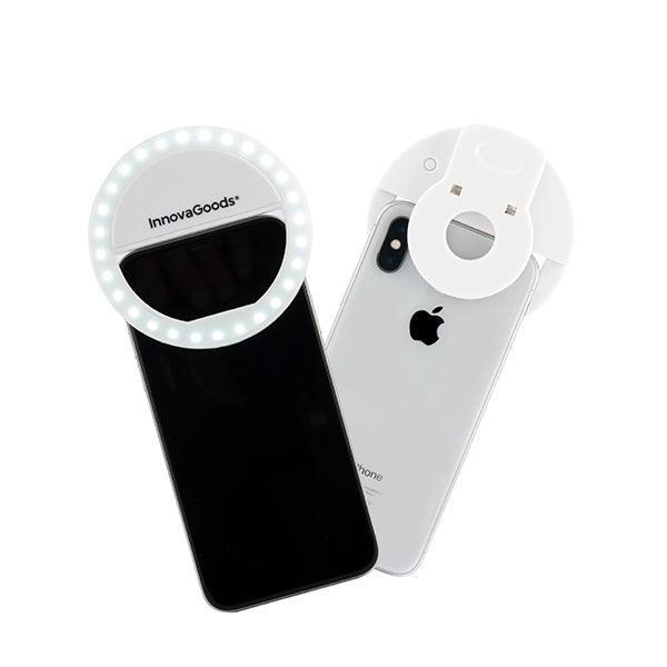 InnovaGoods Instahoop Rechargeable Selfie Ring Light - White | 817411 from DID Electrical - guaranteed Irish, guaranteed quality service. (6977571193020)
