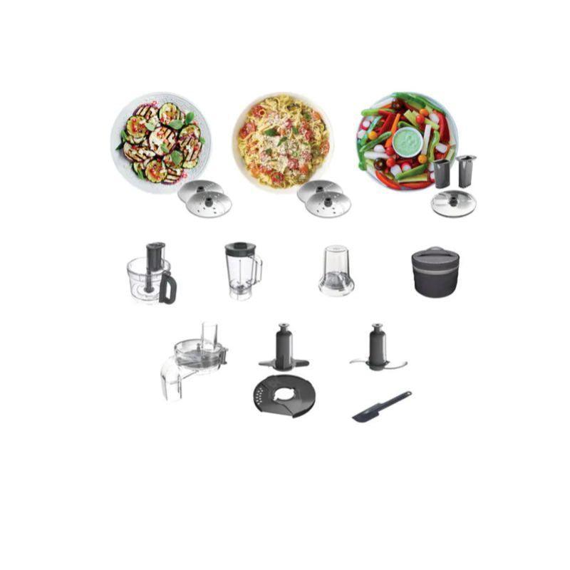 Kenwood 3L 1000W Multipro Express Food Processor - White & Stainless Steel | FDP65.860WH from DID Electrical - guaranteed Irish, guaranteed quality service. (6977622507708)