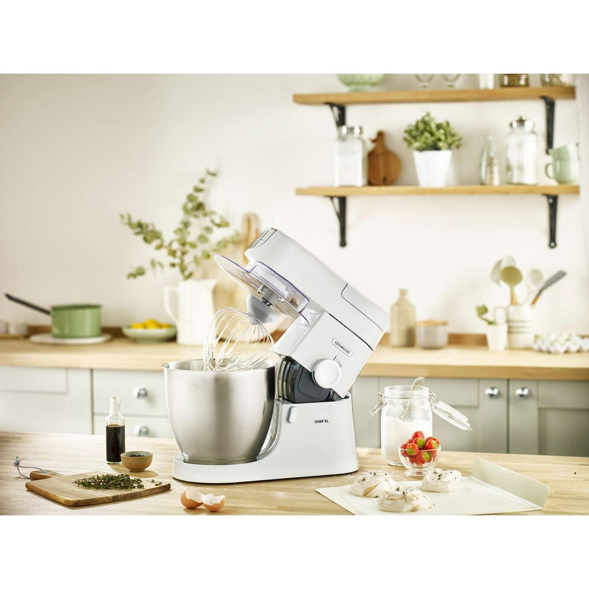Kenwood Chef XL 6.7L 1200W Food Mixer - White | KVL4100W from DID Electrical - guaranteed Irish, guaranteed quality service. (6890765648060)