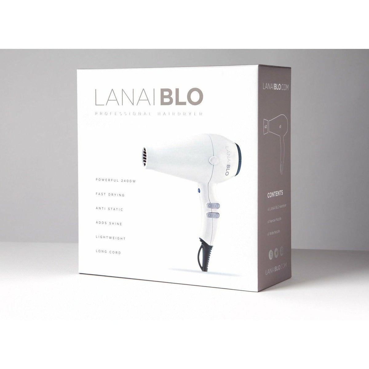 Lanaiblo 2400W Hair Dryer - White | LANAIBLOWHITE (7212232605884)