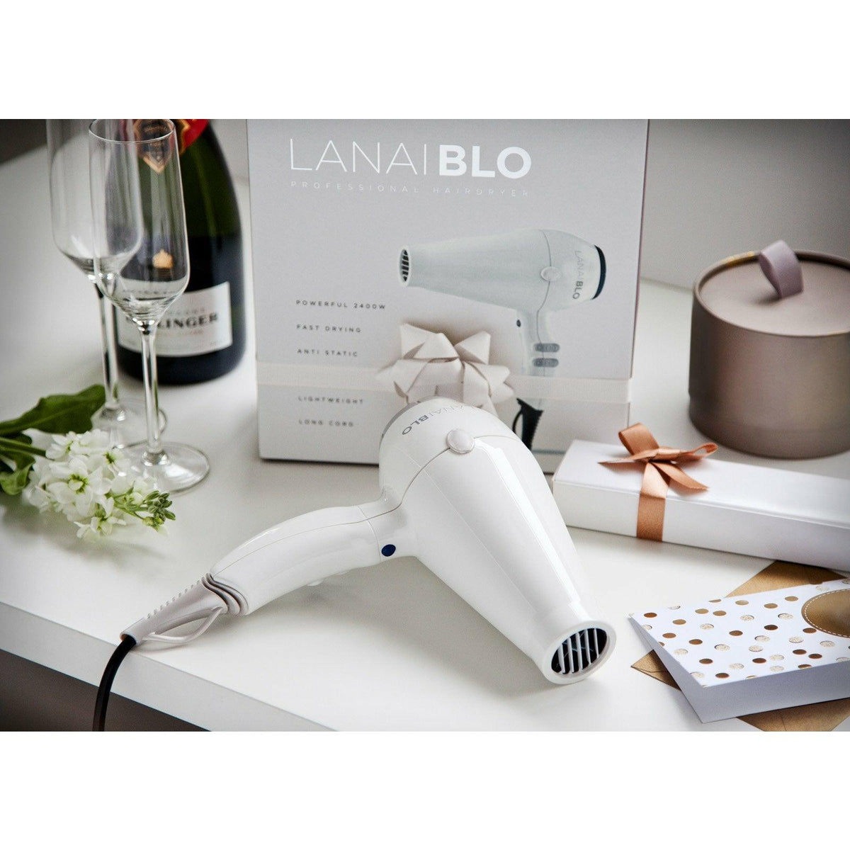 Lanaiblo 2400W Hair Dryer - White | LANAIBLOWHITE (7212232605884)
