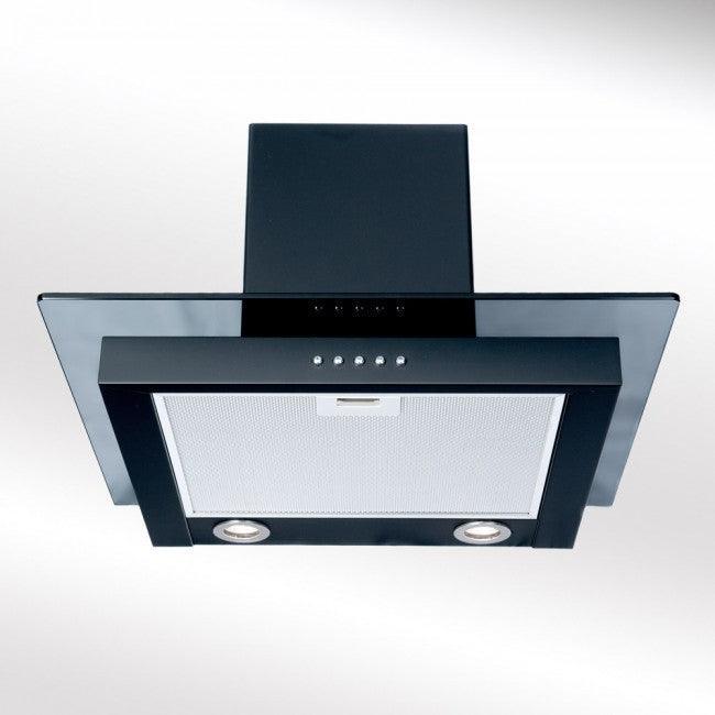 Luxair 90cm Island Cooker Hood - Black | LA-90-ST-GL-BLK (7216364355772)