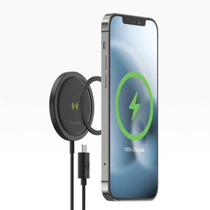 Mophie 15W Snap+ Wireless Charging Pad - Black | 401307634 (7287863181500)