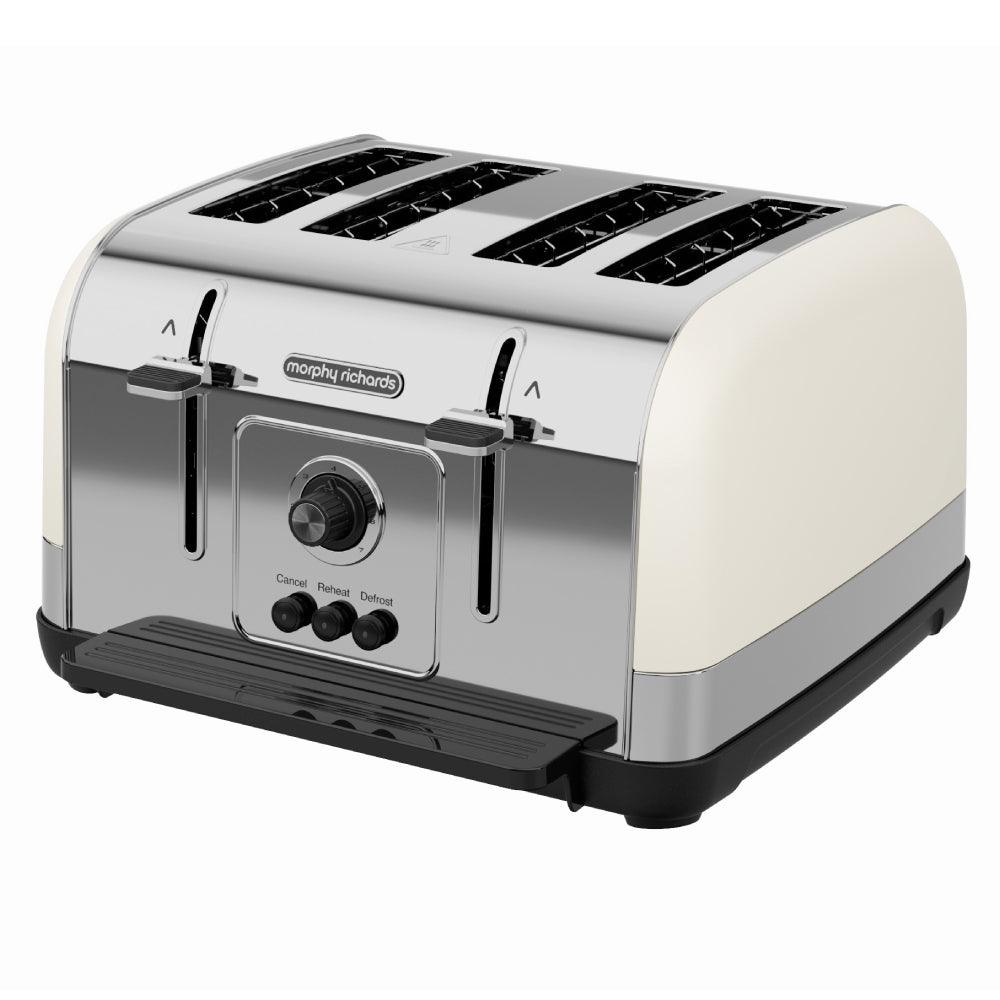 Morphy Richards 1800W 4 Slice Toaster - Cream | 240132 (7367131922620)