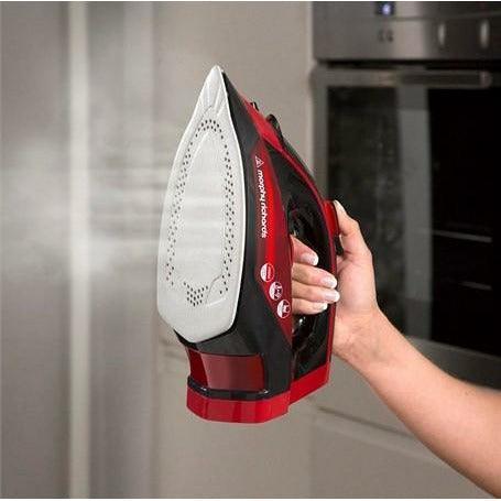 Morphy Richards 2400W Easycharge Cordless Steam Iron - Red & Black | 303250 (7151294513340)