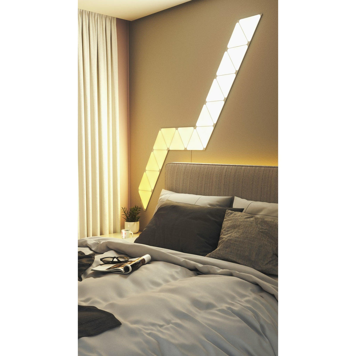 Nanoleaf 3 Light Triangle Shape Expansion Pack - White | NL470001TW3PK (6977614282940)