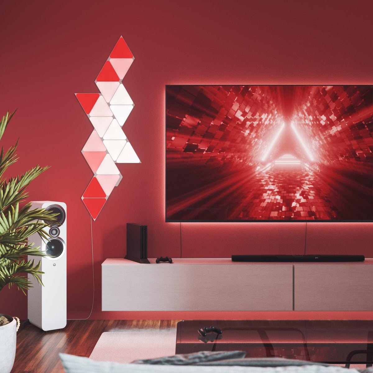 Nanoleaf 3 Light Triangle Shape Expansion Pack - White | NL470001TW3PK (6977614282940)