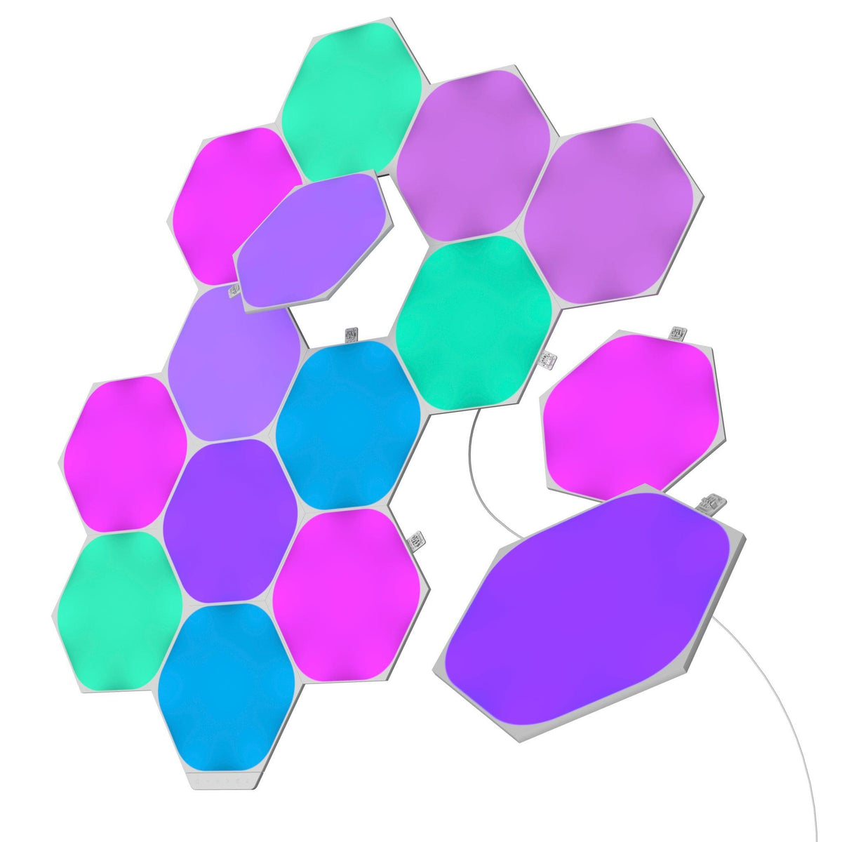 Nanoleaf Shapes Hexagon Starter Kit Pack of 15 - White | NL42-6002HX15 (6977567424700)