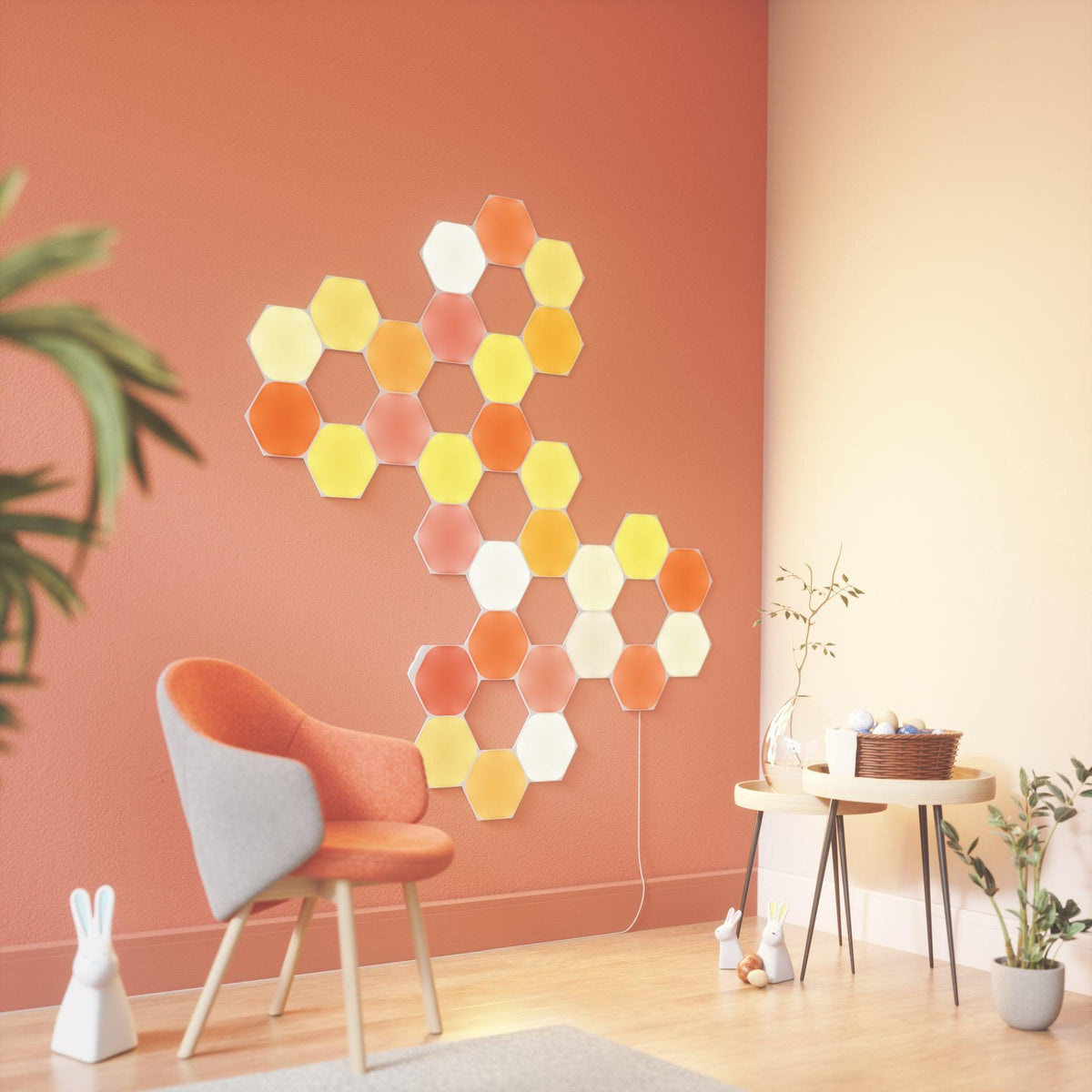 Nanoleaf Shapes Hexagon Starter Kit Pack of 15 - White | NL42-6002HX15 (6977567424700)