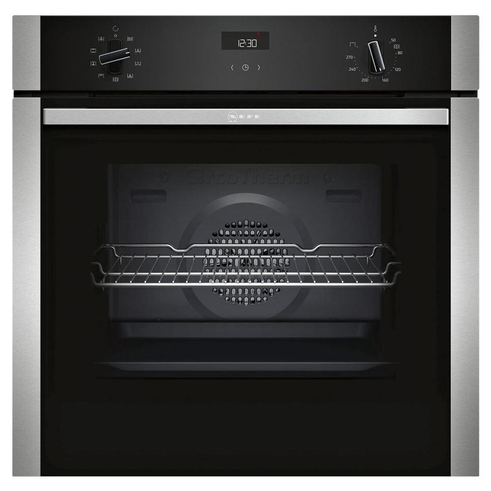Neff N50 Built-In Electric Single Oven - Stainless Steel | B1ACE4HN0B from DID Electrical - guaranteed Irish, guaranteed quality service. (6890781671612)