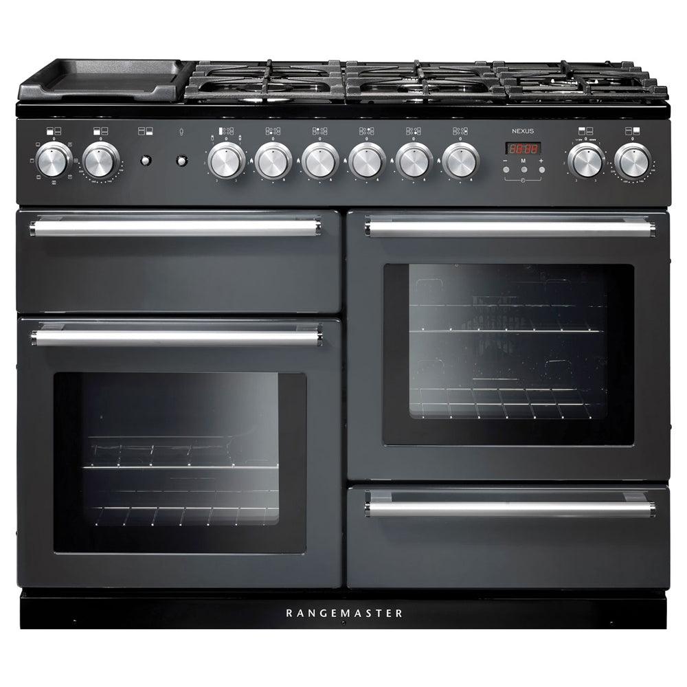 Rangemaster Nexus 110cm Dual Fuel Range Cooker - Slate | NEX110DFFSL/C from DID Electrical - guaranteed Irish, guaranteed quality service. (6890758799548)