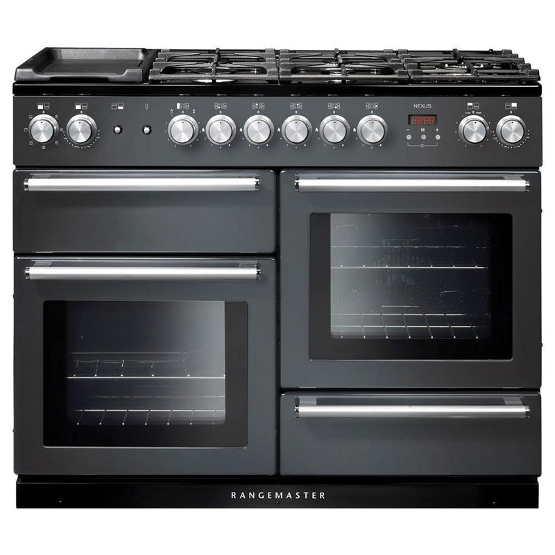 Rangemaster Nexus 110cm Dual Fuel Range Cooker - Slate | NEX110DFFSL/C from DID Electrical - guaranteed Irish, guaranteed quality service. (6890758799548)