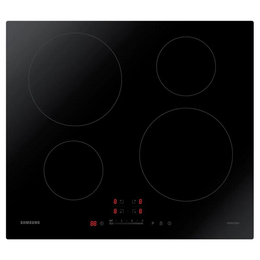 Samsung 60cm 4 Zone Built-In Induction Hob - Black | NZ64H37070K from DID Electrical - guaranteed Irish, guaranteed quality service. (6890820501692)