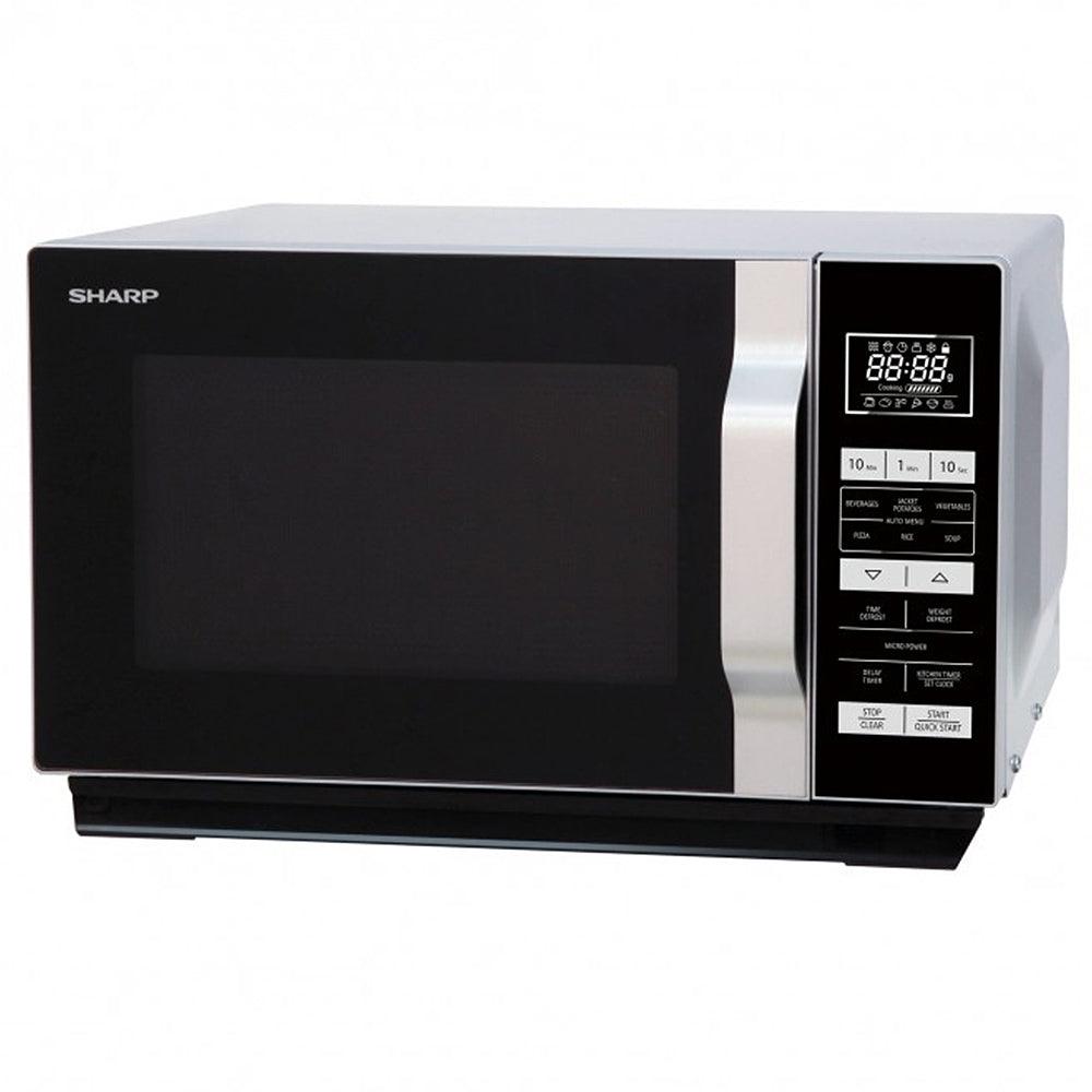 Sharp 23L Freestanding Microwave - Silver | R360SLM from DID Electrical - guaranteed Irish, guaranteed quality service. (6977397063868)