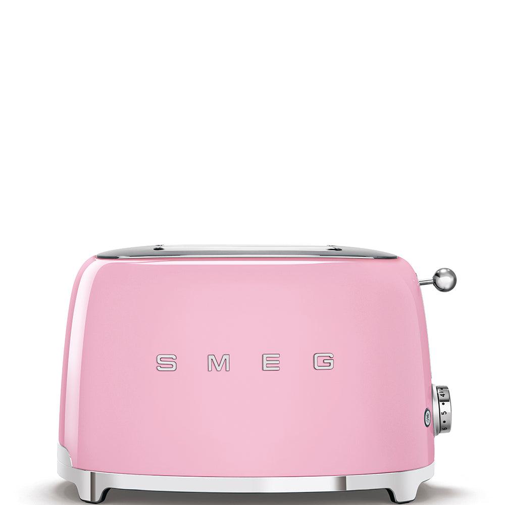 Smeg 950W 2 Slice Toaster - Pink | TSF01PKUK (7476331937980)