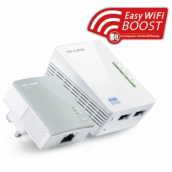 TL-WPA4220 KIT, 300Mbps AV600 Wi-Fi Powerline Extender Starter Kit