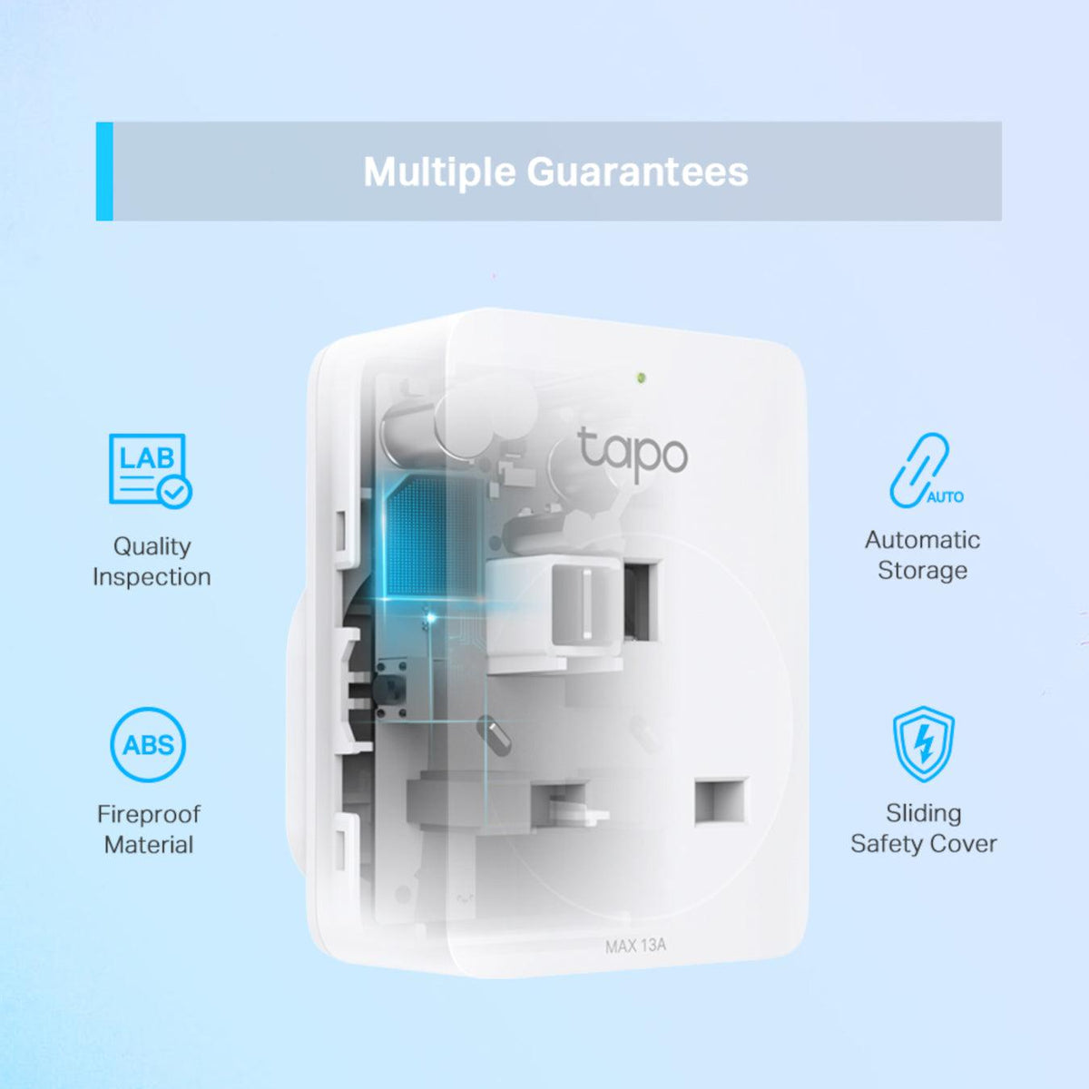 TP Link Tapo Mini Smart Wi-Fi Socket - White | TAPO P100 (6890851631292)