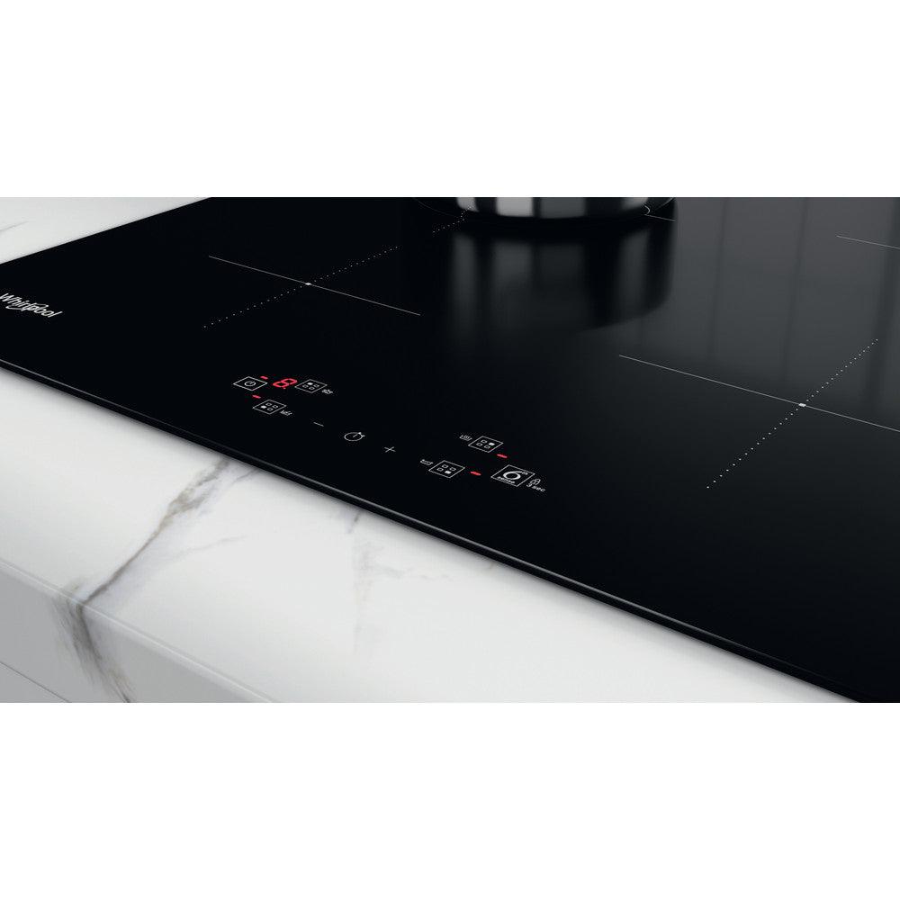 Whirlpool 60CM 4 Zone Built-In Induction Hob - Black | WSQ2160NE from DID Electrical - guaranteed Irish, guaranteed quality service. (6977508802748)