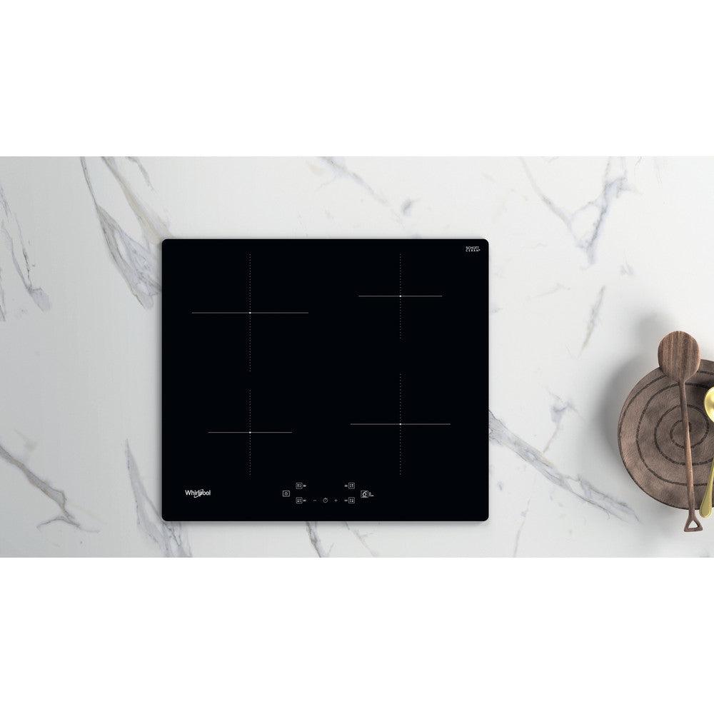 Whirlpool 60CM 4 Zone Built-In Induction Hob - Black | WSQ2160NE from DID Electrical - guaranteed Irish, guaranteed quality service. (6977508802748)