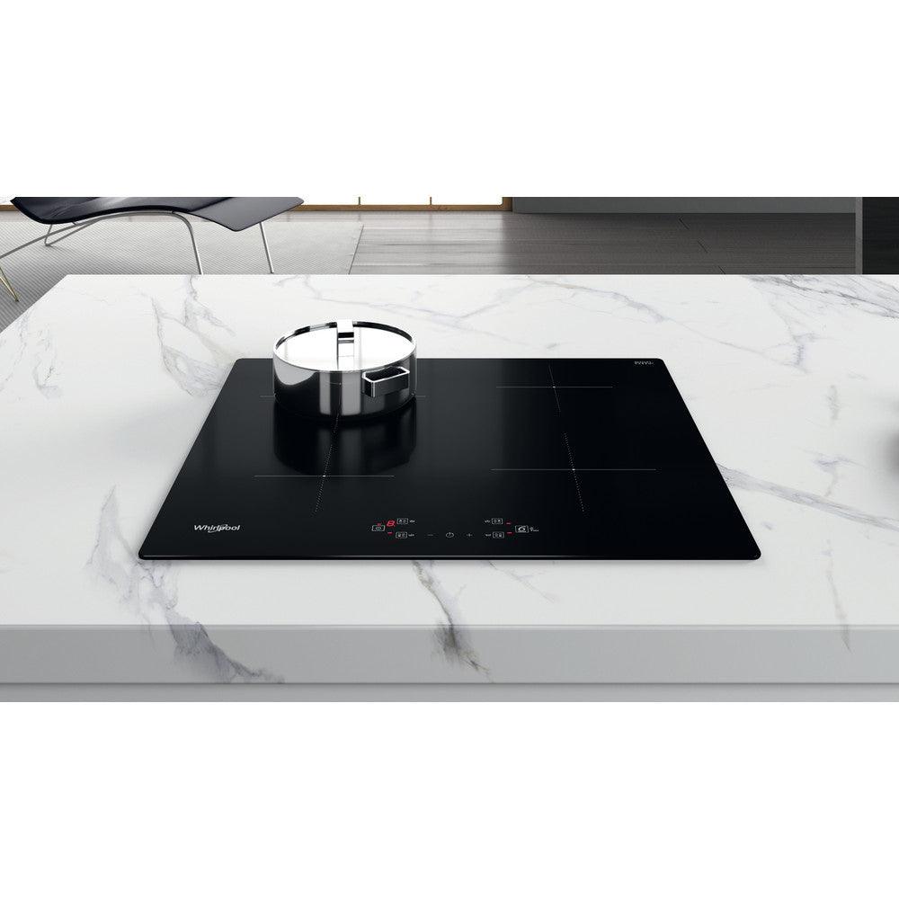 Whirlpool 60CM 4 Zone Built-In Induction Hob - Black | WSQ2160NE from DID Electrical - guaranteed Irish, guaranteed quality service. (6977508802748)