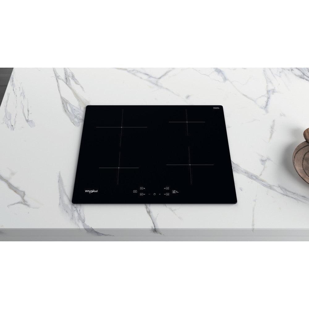 Whirlpool 60CM 4 Zone Built-In Induction Hob - Black | WSQ2160NE from DID Electrical - guaranteed Irish, guaranteed quality service. (6977508802748)