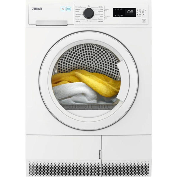 Zanussi 7KG Freestanding Condenser Tumble Dryer White DID.ie DID